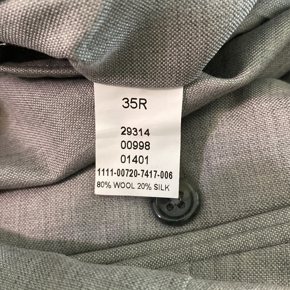 35 x 26 Jos. A. Bank gray dress slacks - Picture 5 of 5